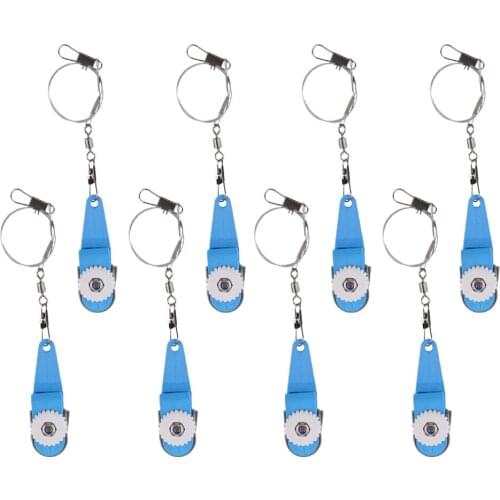 8pcs Adjustable Tension Trolling Clips Outrigger Release Downrigger for Inflatable Boat Kayak Kite