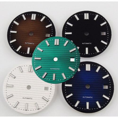 29.8mm Watch Dial Sterile Watch Face For Miyota 8215 821A 8205 Mingzhu/DG 2813 3804 ETA 2824 Luminous Date Window
