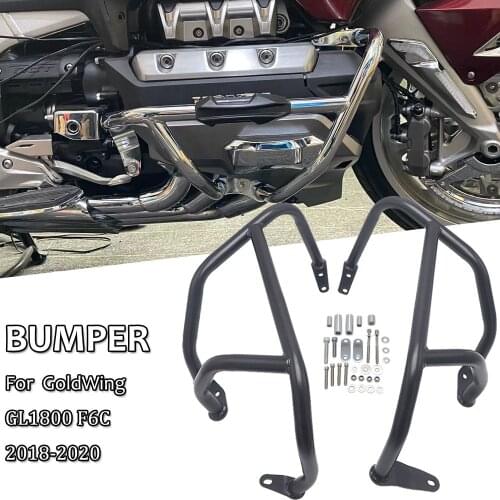 For HONDA Gold Wing 1800 Goldwing GL1800 F6C 2018 2019 2020 Motorcycle Crash Bar Engine Tank Guard Cover Bumper Frame Protector