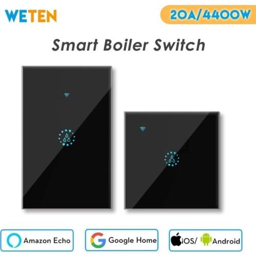 EU US Wifi Boiler Smart Switch Water Heater Switch 20A Ewelink APP Voice Remote Control with Alexa Google Home