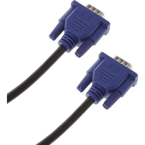 40GD 1.35m VGA 15 Pin Male To Male Extension Cable For PC Laptop Projector HDTV