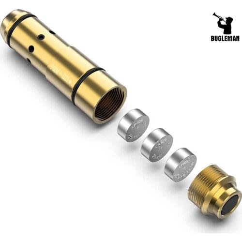 Bugleman LC-9 9mm Laser Training Cartridge with Built in Snap Cap for Dry Fire Training Practice, Extra Rubber Back Cap Included