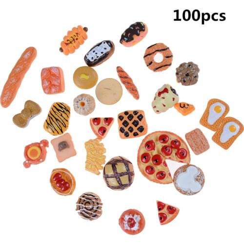 10pcs Home Craft Mini Food Ornament Miniature Dollhouse Decor Doll House Accessories Scale Miniatures