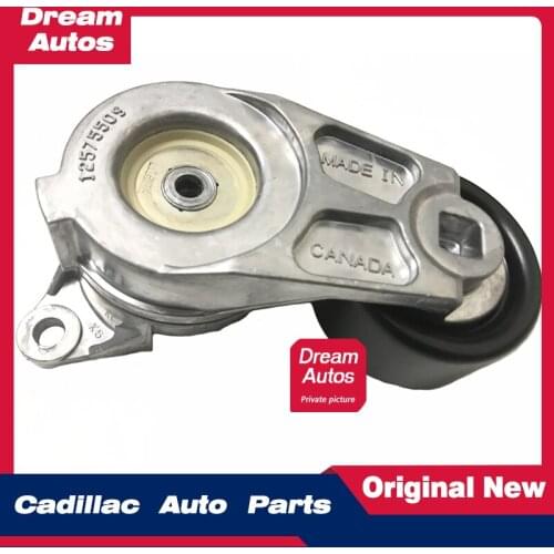 Original generator tensioner assembly air conditioning belt tensioner adjustment wheel 12626644 for Cadillac SRX CTS XTS SLS 3.0