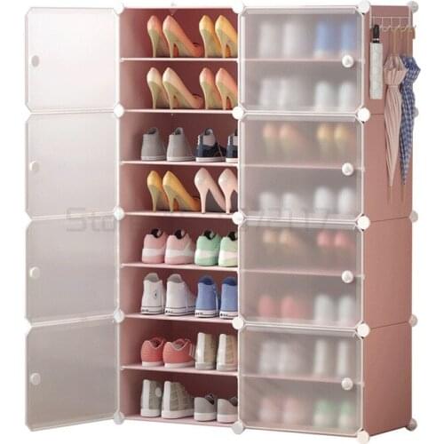 Storage box plastic shoe storage artifact shoe rack finishing cabinet net red shoe cabinet drawer type transparent shoe box