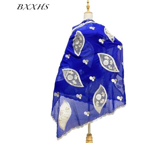African Muslim Cotton Pashmina Hijab Scarf Islamic Fashion Embroidery and Diamond Shawl Wrap Dubai Womens Turban Instant Hijab