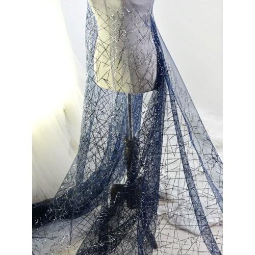 Sequins article oblique bud silk lace fabrics wedding dresses Bitter fleabane bitter fleabane skirt Fashion fabric accessory