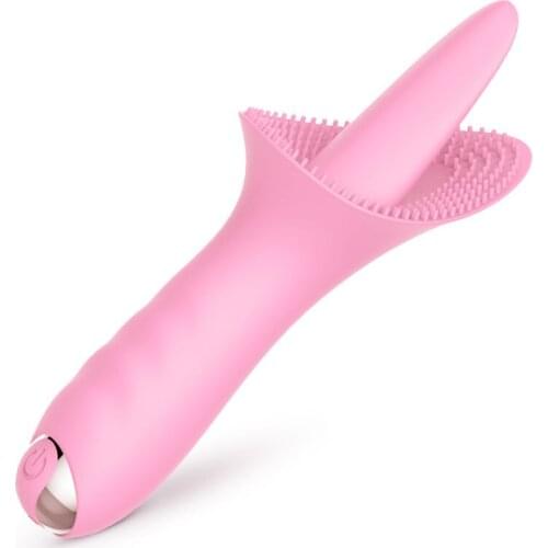 10 Mode G Spot Clitoral Vibrator Tongue Licking Clit Tickler Nipple Stimulator Vaginal Massage Product Orgasm Sex Toys for Women