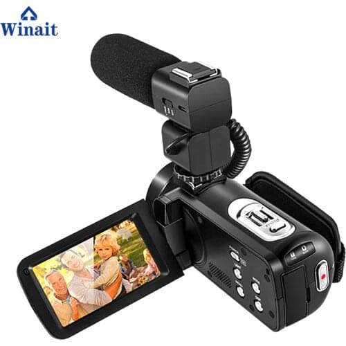 Winait digital video camera 2018 new 3" Touch TFT mini Digital Zoom 120X Anti-shake FHD: 1920*1080 camcorder ContinousShot video