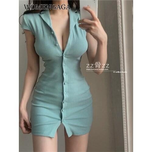 WOMENGAGA Short Sleeve Dresses