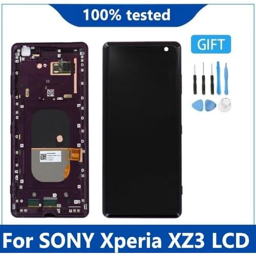 6.0''Original OLED For SONY Xperia XZ3 LCD Display Touch Screen Digitizer For SONY XPERIA XZ 3 LCD H9436 H8416 H9493 With Frame