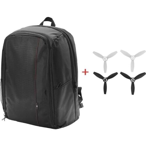 1Set Portable Backpack Travel Shoulder Bag Carrying Case Propellers for Parrot Bebop 2 FPV Drone Accessories