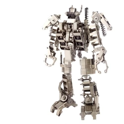 415Pcs Creative 3D DIY Metal Iron Tusk Puzzle Model Kit Assembly Jigsaw Crafts For Home Decor