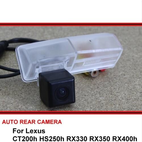 For Lexus CT200h HS250h RX330 RX350 RX400h Night Vision Car Reverse Backup Parking Rear View Camera HD CCD