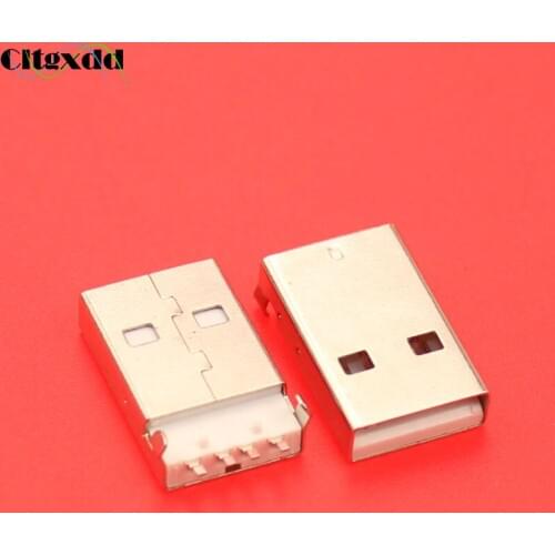 Cltgxdd 4pin USB Jack Data Port 2.0 Plug Laptop Notebook DIY cable plug Connector 4pin USB socket interface repair replacement