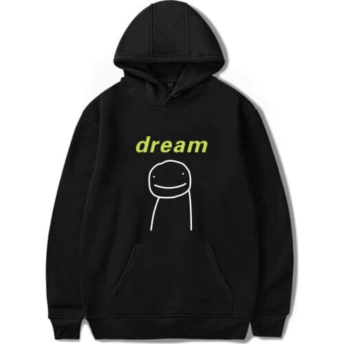 Dreamwastaken Merch Print Autumn and Winter Holiday Men/Women Pure Cotton Fleece Hooded Novelty Sweet Kawaii style