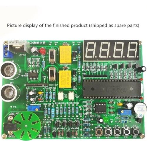 Car Reversing Reminder And Speed Measuring Circuit Kit Electronic Diy Parts