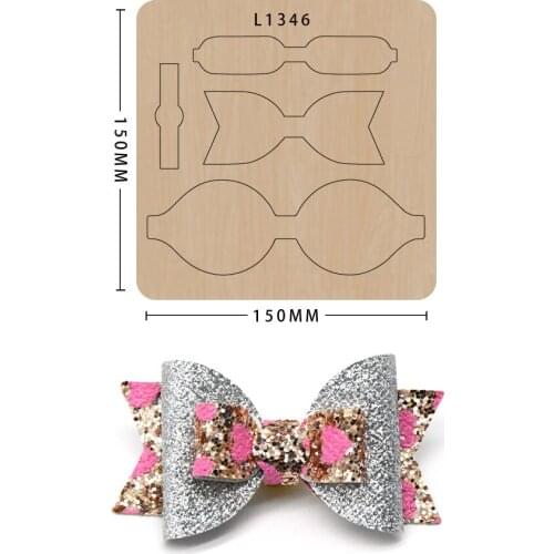 Knife Mold Diy Craft Bow Cutting Dies Wood Scrapbooking Suitable For Common Die-Cutting Machines In The Market