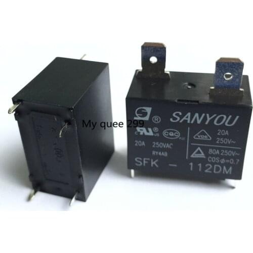 HOT NEW relay SFK-112DM SFK112DM SFK-112 12VDC DC12V 12V relay DIP4 20PCS/LOT