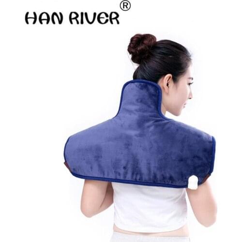 HANRIVER "Sea salt hot packs electric heating cervical hot compress shawl physiotherapy massage comfortable home "