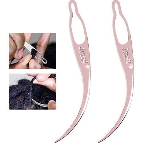 2x Dreadlocks Tool Craft Hair Interlocking Braiding Wig Making 3"