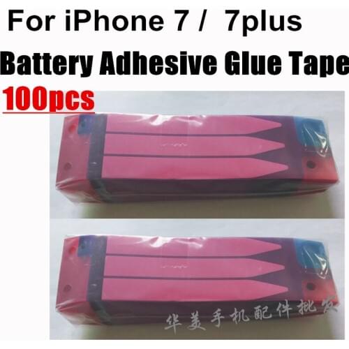 100pcs Battery Adhesive Glue Tape Strip Sticker For iphone 7 7plus 4.7 5.5 inch