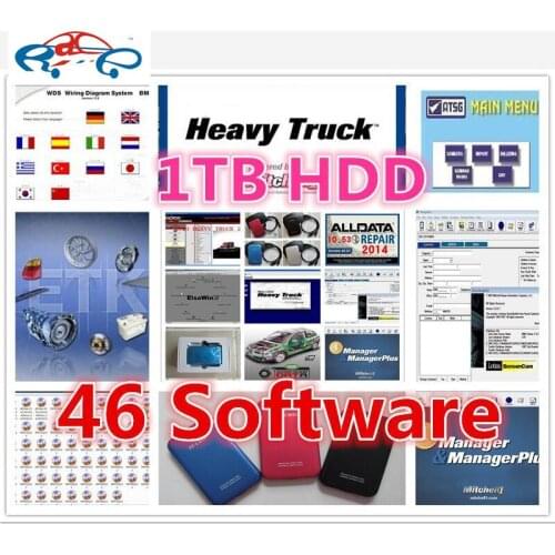 Best auto repair software alldata 10.53 + mitcll software 2015+ Ult-raMate+ e--lsa+vivid workshop 46 in 1000GB HardDisk