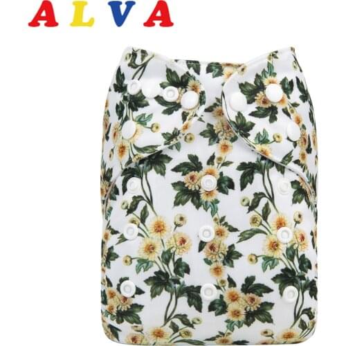 New Arrival! 2020 ALVABABY Baby Cloth Diapers with Insert