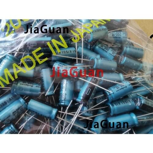 50PCS NEW RUBYCON RX30 200V10UF 8x16MM Electrolytic Capacitor rx30 10uF/200V 130 degrees 10UF 200V