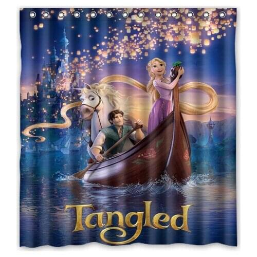 Custom Selling-Tangled Fashion Home Living Waterproof Bathroom Nice Best Decor Shower Curtain 150x180cm FREE SHIPPING U1234593