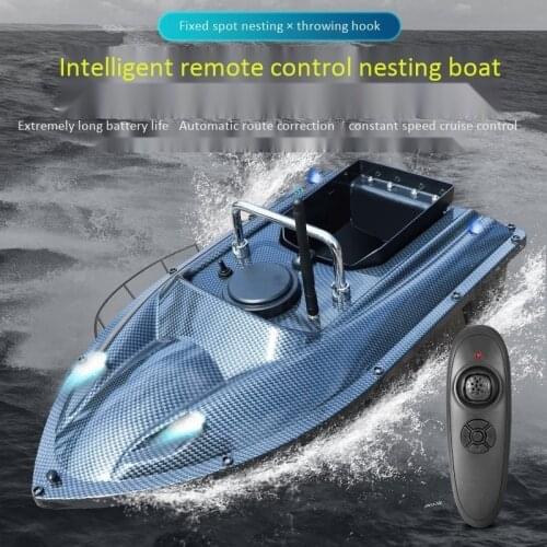 Fishing Lure Bait Boat RC Boat 500M Remote Control Fishing Feeder Fish Finder Nesting Fixed Speed Cruise Correction Ship Boat