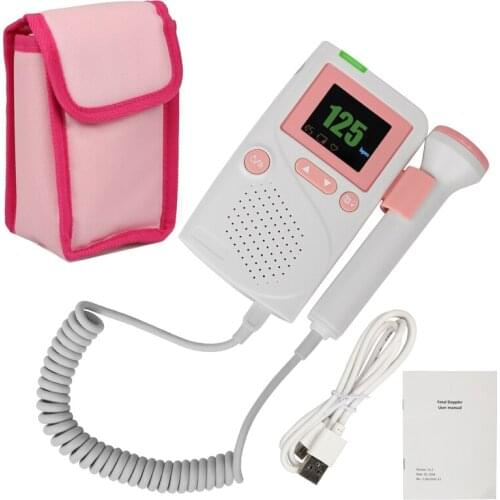 SF50 Digital fetal Doppler 1.7” Sharp color LCD Real time numeric and waveform display High sensitivity interchangeable probe
