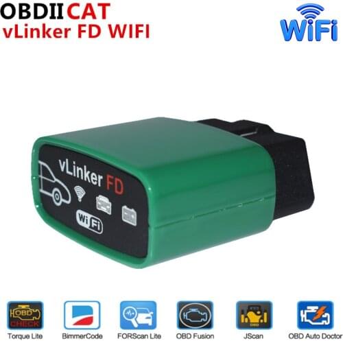 Vgate vLinker FD+ ELM327 Bluetooth 4.0 FORScan wifi OBD2 Car Diagnostic OBD 2 Scanner J2534 ELM 327 MS CAN Auto Tools