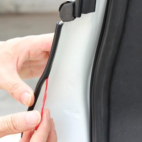 Car Door Scratch Protector Strip Edge Guard Rubber Seal Sticker Trim Styling For Lada Granta Vesta Xray For Toyota Hyundai Ford