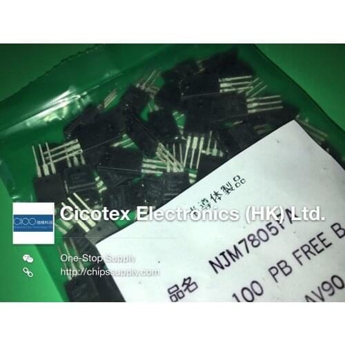 10pcs/lot NJM7805FA TO220F 7805A IC REG LDO 5V 1.5A TO220-F NJM7805A 7805AJRC