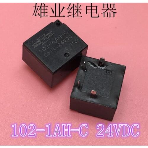 102-1ah-c 24 VDC 24 V automobile relay 4-pin DC 24 V