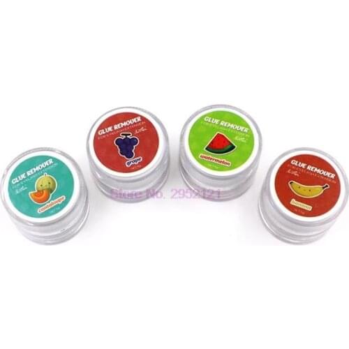 200pcs 5g fruit flavour Eyelash Extension Glue Remover Cream For Lashes Remover