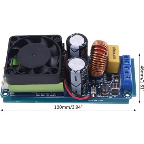 2021 New IRS2092S 500W Mono Channel Digital Amplifier Class D Stage HIFI Power Amp Board