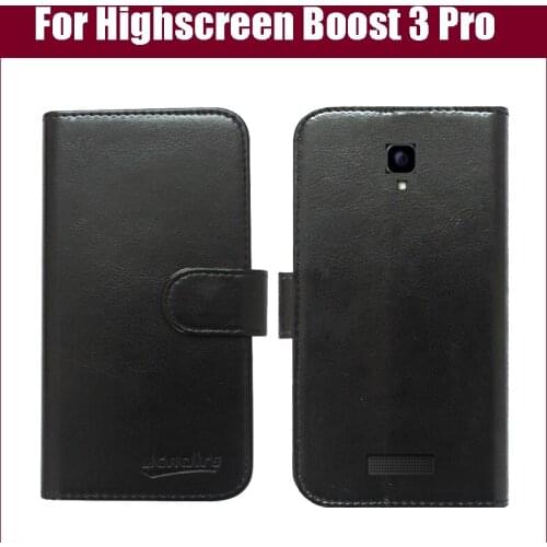 6 Colors New Arrival High Quality Flip Leather Exclusive Protective Cover Case For Highscreen Boost 3 Pro Case