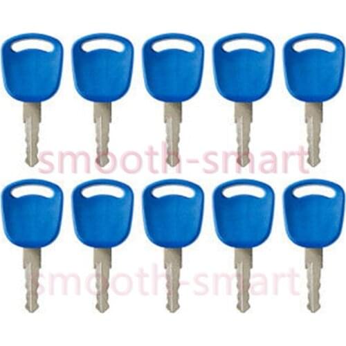 For New Holland 14601 82030144 Excavator Grader Dozer Key (Set of 10)