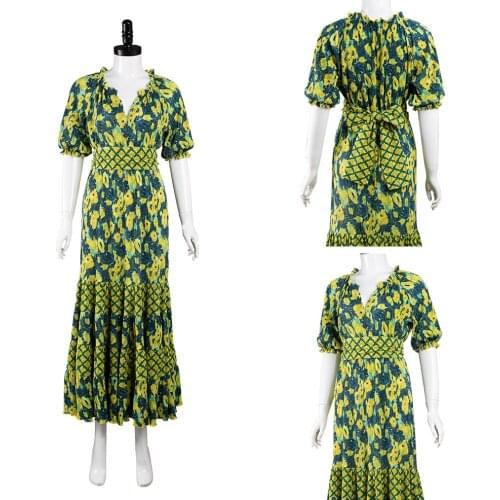 A Quiet Place 2 Cosplay Evelyn Abbott Dress bELT Costume Outfits Halloween Carnival Suit