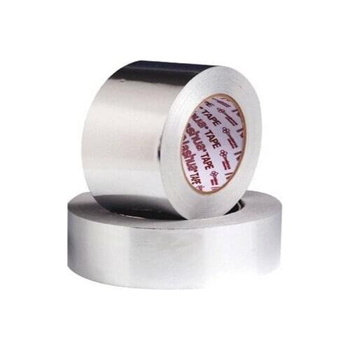 48mm (Width) X 20m (Length) Aluminum Foil Tape For Anti Radiation Wrap Thermal Adhesive EMI Heat Shield Heat Reflection