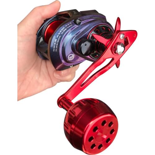 Casting Fishing Reel 17kg Max Drag Gear Ratio 7.1:1 Aluminum Metal 11+1BB Fiber Drag Power Carp Fishing Tackles Saltwater Reel