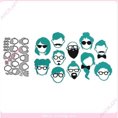 Mini portrait Metal Cutting Dies for DIY Scrapbooking Photo Album Decorative Embossing PaperCard Crafts Die2020