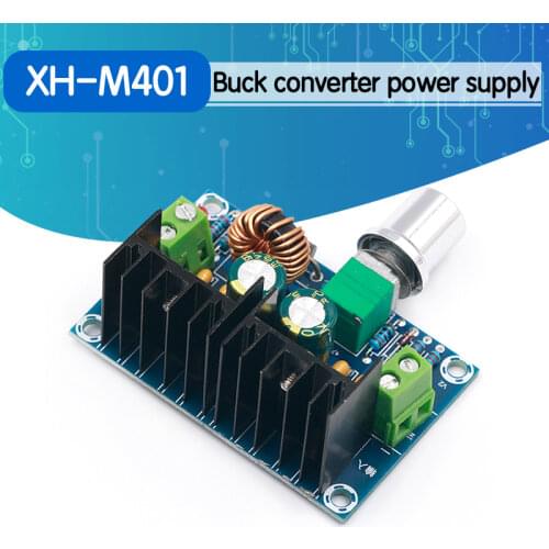 XH-M401 DC-DC Step Down Buck Converter Power Supply Module XL4016E1 PWM Adjustable 4-40V To 1.25-36V Step Down Board 8A 200W