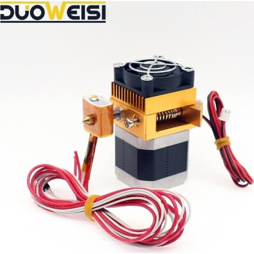 DuoWeiSi 3D Printer Parts 1.75mm 0.4mm Upgrade MK8 Extruder Nozzle Print Head Right/Left Hand For Prusa i3 3D Printer full kits