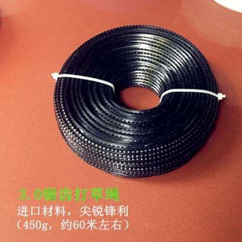 2019 New Model Super quality Universal Grass nylon cutter Universal Grass Trimmer Head Line String Saw rope