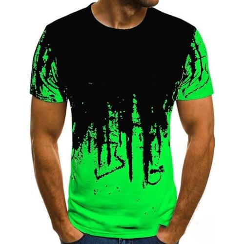 New 3D Printed T-Shirts Ink Jet Printed Mens Fashion Trends Short Sleeve T-Shirts Printed With Large Mens Casual T-Shirts