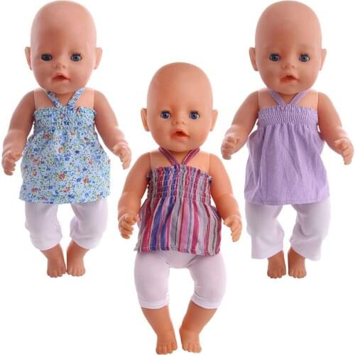 Doll Clothes 3 Styles Clothes Suit Doll Accessories Wear Fit 18 Inch & 43 Cm Dolls Accessories
