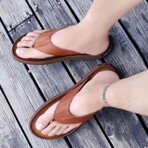 Work Sandals Sandalias De Cuero Para Hombre Shoes Men Sandals For Man Piel Sandale Homme Cuir Sandal Sandales Deportivas